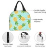 Duduho Cute Pineapples Lunch Bag Compact Tote Bag Reusable Lunch