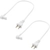 Vebner 2-Pack - Extra Short Power Cords Compatible with Sonos