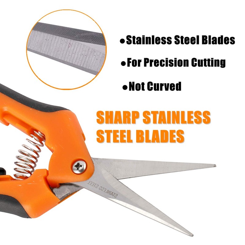 YaeCCC 12 Pack 6.5 Inch Gardening Hand Pruner Pruning Shear
