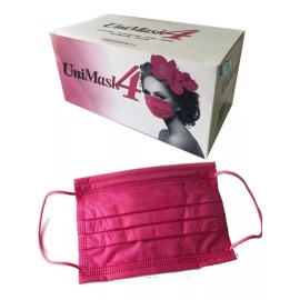 UniSeal Cubrebocas Unimask 4 Capas Uniseal Rosa
