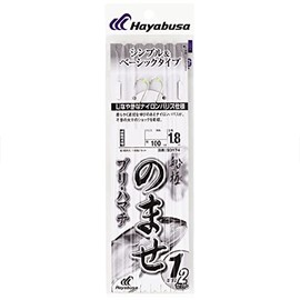 Hayabusa SD174 13-10-12 Hayabusa Hagoku Flounder & Blue Falcon, Yellowtail, Set of 2, 1 Hook