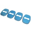 4PCS Door Lock Striker Cover Stainless Steel Strong Protection Replacement