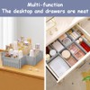HOTUT Drawer Dividers Adjustable Drawer Storage Organizer, 16 PCS Grid