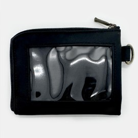 CITYPASSPORT Wallet, Small Pass Case, Coin Case, Waterproof, Durable Fabric, Black