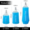 WILDREEDS 250ml Soft Flask, TPU Collapsible Soft Water Bottle for