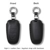 Jayanes Genuine Leather Key Fob Cover Compatible with Hyundai 2022-2024