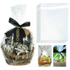 AnapoliZ Clear Cellophane Wrap Bags | (10 Pcs) X-Large 24”in