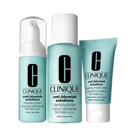 Clinique 3 Piece Anti Blemish Solutions 3 Step System Kit Travel Size