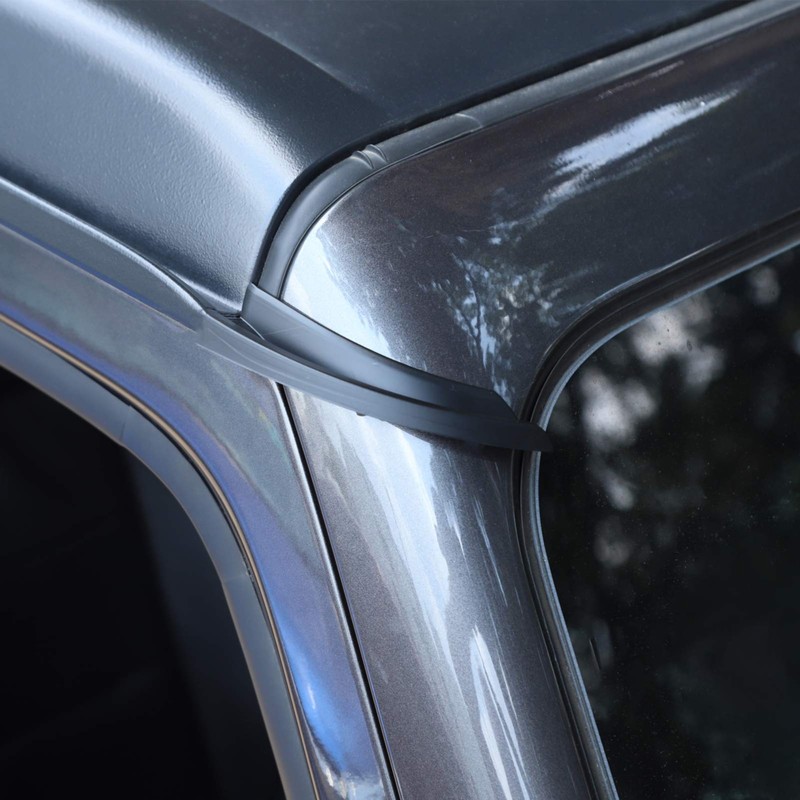 JeCar Hardtop Rain Diverter ABS Drip Rail Extension Rain Gutter