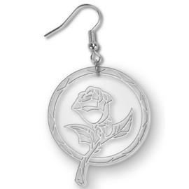 Enchanted Rose Beauty and the Beast Princess Hypoallergenic Earrings