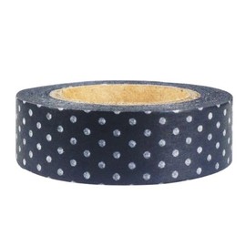 allydrew Dotted Japanese Washi Masking Tape - Black Dots