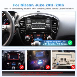 [DSP & EQ] 2+64G Android 15 Radio for Nissan Juke 2011-2016, 9 Inch Touch Screen for Juke Car Stereo with Wireless Carplay/Android Auto, Bluetooth, GPS Navi, WiFi, SWC, 28UI + Backup Camera
