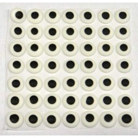 Candy Molds N More Edible Royal Icing Candy Eyes Cookie Decorations 7-16th inches, Quantity 84