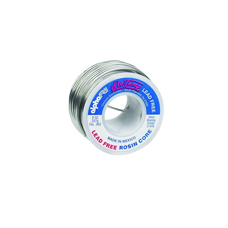 Alpha Metals Flo-Temp Lead-Free Electrical Rosin Core Solder (21945)