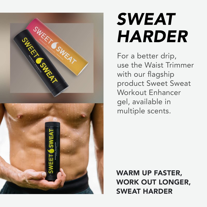 Sports Research Sweet Sweat Premium Waist Trimmer for Women &