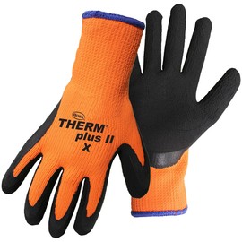 Boss Men's THERM PLUS II HIGH VIS Gloves, Cold Resistant, Abrasion Resistant, Safety Gloves, Orange, X-Large, (7843X)