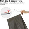 30 Pack Open Ended Pants Hangers, Non-Slip Metal Trouser Hangers