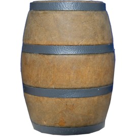 FADEDA Wooden Barrel/Height: 5 cm/Hand-Painted/Detailed Nativity Scene Figures - Christmas Table Decoration Nativity Accessories