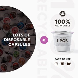 Stainless Steel Reusable K Cup for K eurig 1.0 & 2.0 Coffee Makers, BENFUCHEN Universal Refillable K-Cups Reusable Steel Coffee Filter Pods for K eurig K Select Coffee Brewer, 2 Packs