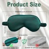 2 Pack Silk Sleep Mask, Natural Pure Eye Masks, Blackout