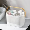 UUJOLY Plastic Storage Baskets with Handles, Shower Caddy Shelf Organizers