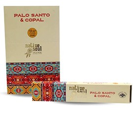 Native Soul Incense Smudge Sticks | PALO SANTO & COPAL | 1 Box = 15g (3)