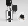 Brake Disc Lock with Reminder Cable for Theft Protection, Stretchable