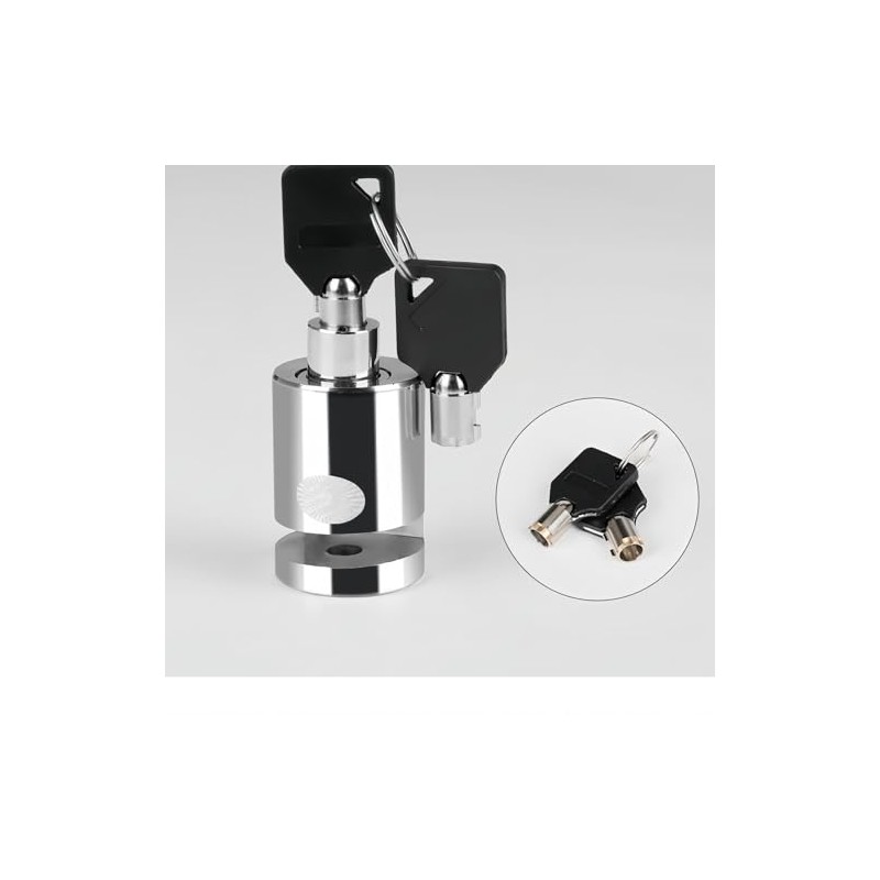 Brake Disc Lock with Reminder Cable for Theft Protection, Stretchable