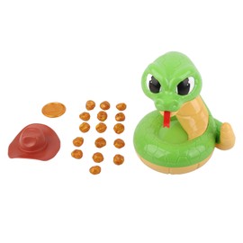 Electric Rattlesnake Toy Plastic Tricky Scary Rattlesnake Prank Toy Induction Trigger Biting Finger Funny Game for Adults Kids