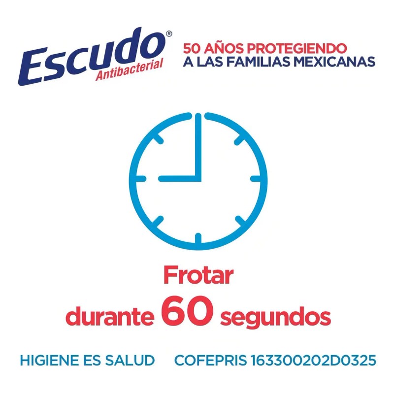 Toallitas desinfectantes Escudo antibacterial 50 toallitas