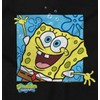 Womens Maternity Retro Spongebob Squarepants Cartoon T Shirt Tee Black