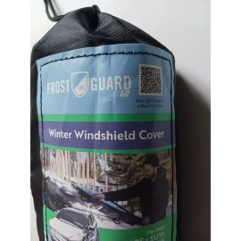 FrostGuard Go Portable Winter Windshield Cover with Travel Storage Pouch