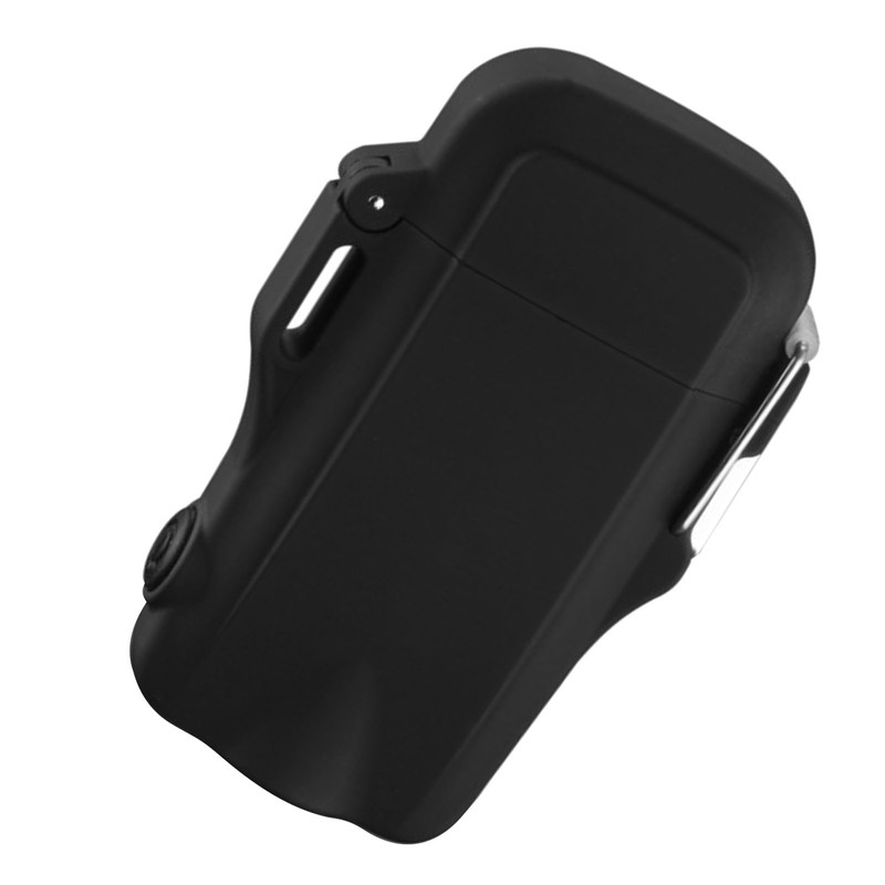 Electric Lighter Lightweight Waterproof Windproof Silent Multifunctional Lighter with Flashlight