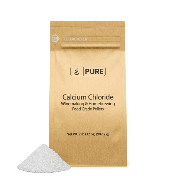 Pure Original Ingredients Calcium Chloride (2 lb) Food Safe, for Wine Making, Home Brew, & Cheese Making
