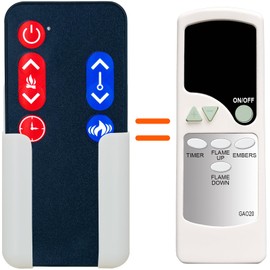Replacement Remote Control for Signature by Ashley Electric Fireplace EF30-23B EF16-23 EF30-30A W100-101