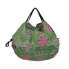 Shupatto Itoya Compact Bag S, green, pink