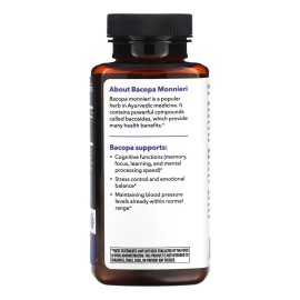 Lifeseasons Extracto De Bacopa 60 Caps Sabor Sin Sabor