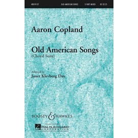 Old American Songs: Choral Suite. mixed choir (SAB) and piano. Partition de chœur.