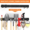 Garage Tool Organizer Wall Mount 11 PCS Garden Tool Organizer