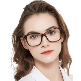 MARE AZZURO Large Reading Glasses 2.5 Women Stylish Readers 1.00 1.25 1.50 1.75 2.00 2.25 2.50 2.75 3.00 3.50 4.00 5.00 6.00 (Leopard, 250)