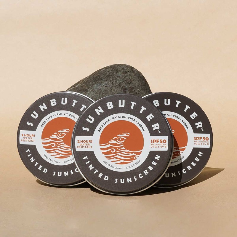 SunButter Oceans Tinted Sunscreen SPF50, 100g