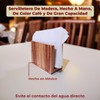Servilletero para Mesa de Madera Hecho a Mano - Porta