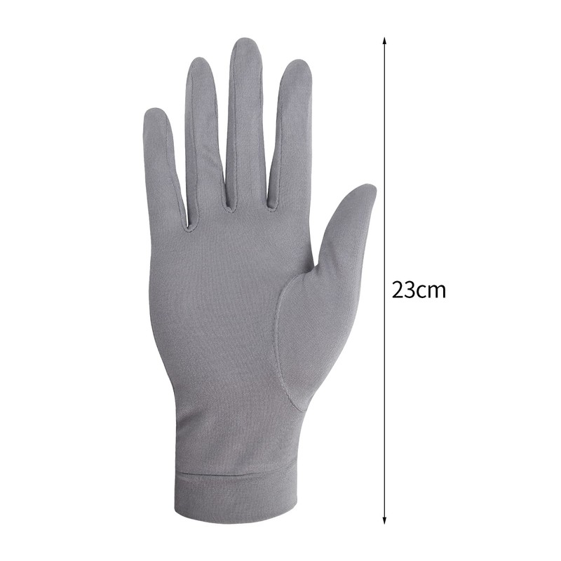 CINECE Women's Silk Gloves, Hand Care, Moisturizing, Heat Retention, Protection,