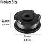 5Pcs String Trimmer Line Spool Replacement for Bosch EasyGrasscut 18V