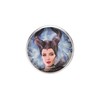 Verstellbarer Edelstahlring, 25mm Durchmesser, Handgemachte Illustration Maleficent 2