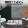 Operitacx 1 Set 6pcs Cute Sticky Notes Cartoon Sticky Memo
