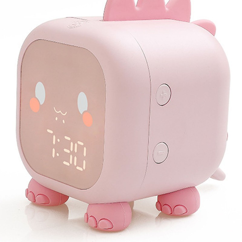Digital Clock Intelligent Cute Fun Dragon LED Silicone Cartoon Bedside