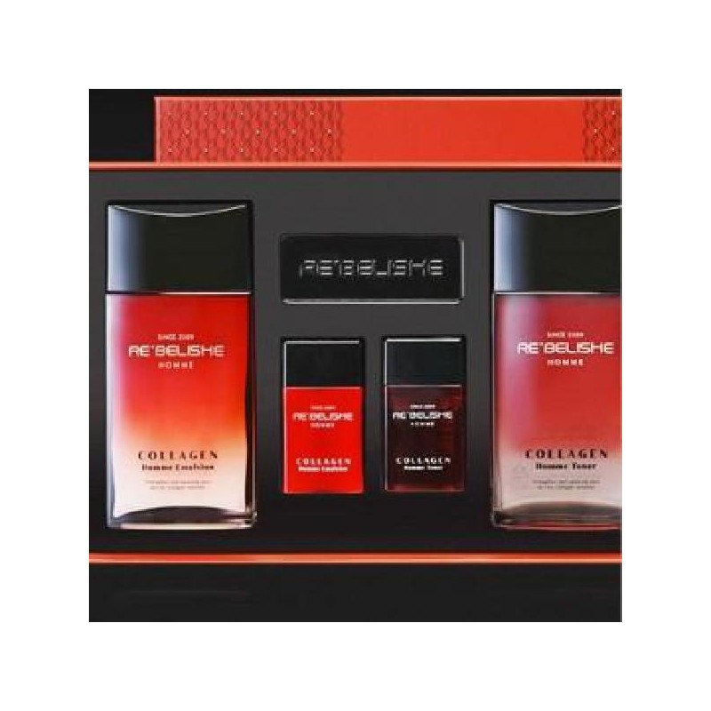 Collagen basic skin recovery emulsion toner set for men only