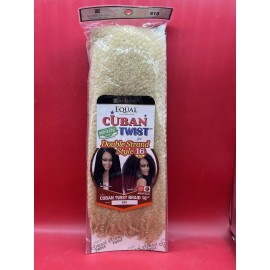 FreeTress Equal CUBAN TWIST 16" - FREETRESS EQUAL SYNTHETIC LONG MARLEY BRAID DOUBLE STRAND- 613
