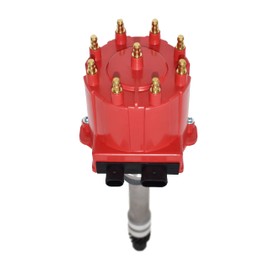 A-Team Performance - Small Block Big Block EFI TBI Distributor 1987-1997 5.0L 5.7L 7.4L - Compatible with GMC Chevy C/K Pickup Truck Van Camaro 305 350 454 HEI652R Red Cap